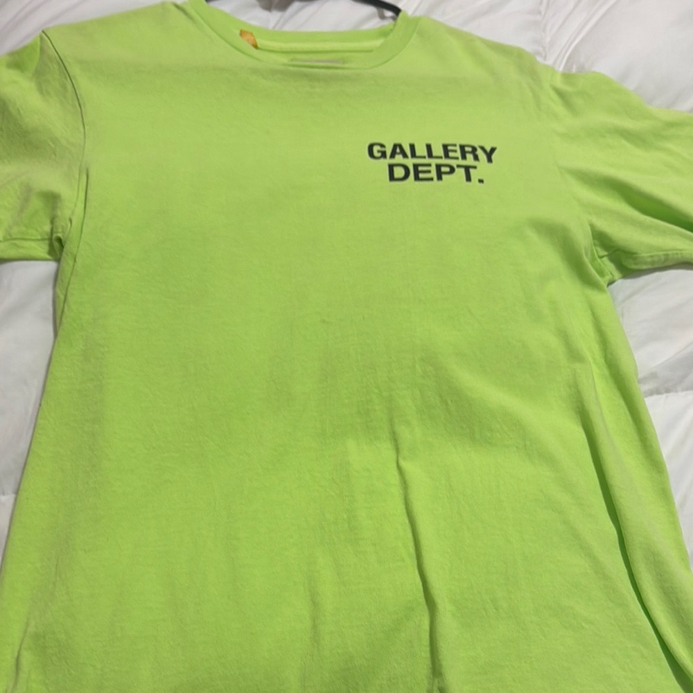 Gallery Dept Bright Lime Tee